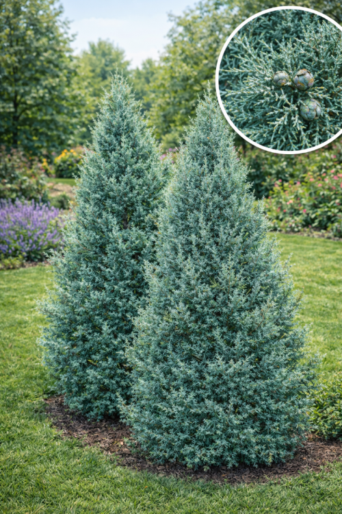 Vasada Mavi Servi Fidanı Cupressus Arizonica 130-150 cm Vasada Mavi Servi Fidanı Cupressus Arizonica 130-150 cm